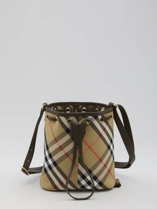 Burberry Check Bucket Bag Beige