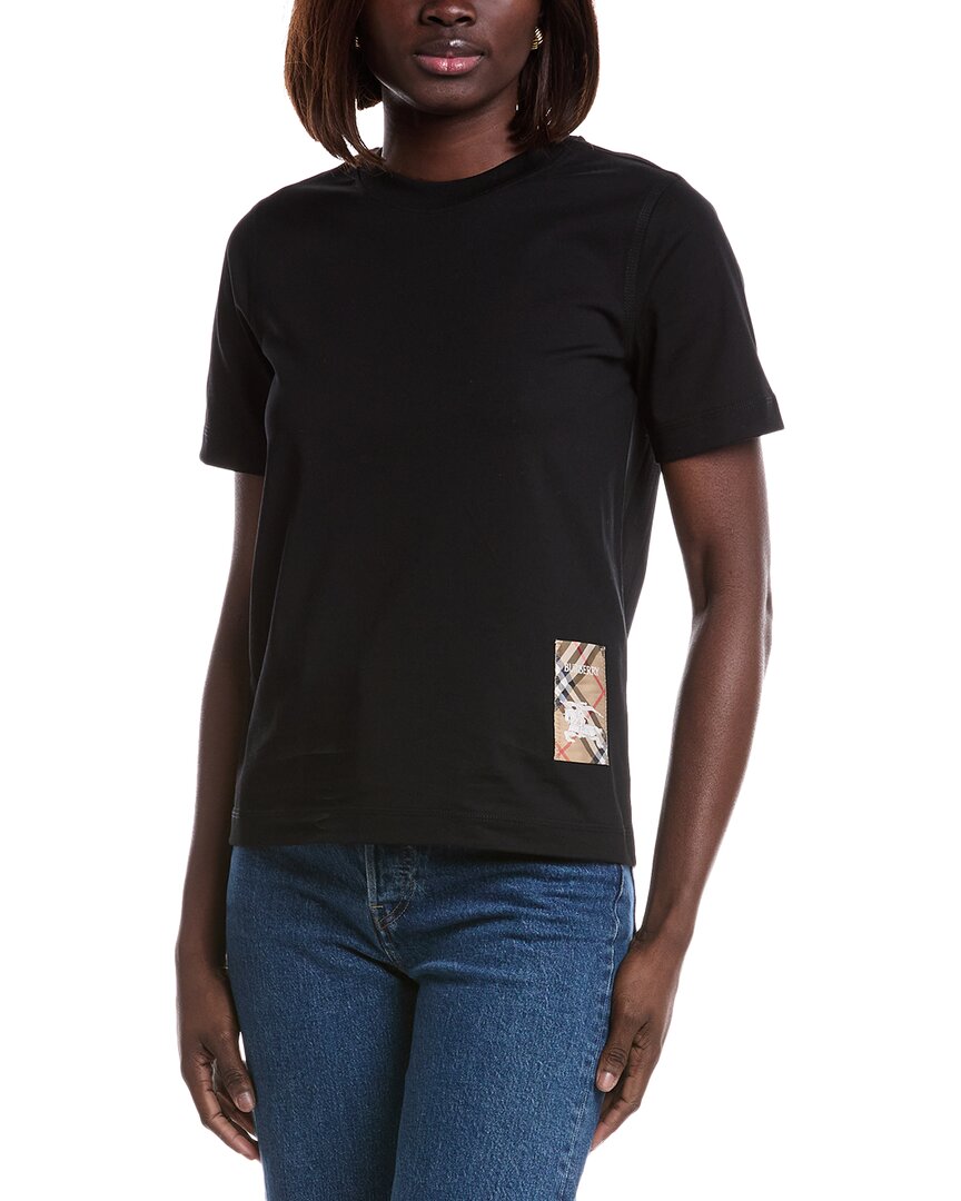 Burberry Check Patch T-Shirt