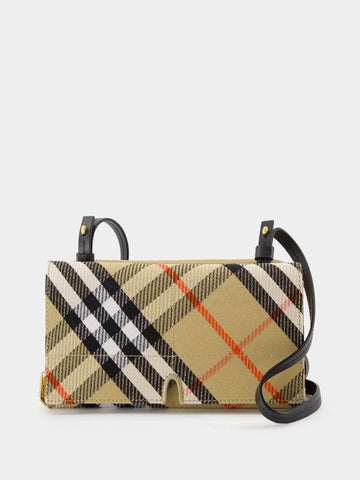 Burberry Snip Pouch - Burberry - Synthetic - Beige