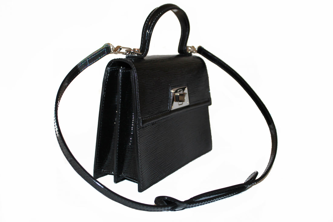 Louis Vuitton Black Electric Epi Leather Sevigne PM Bag