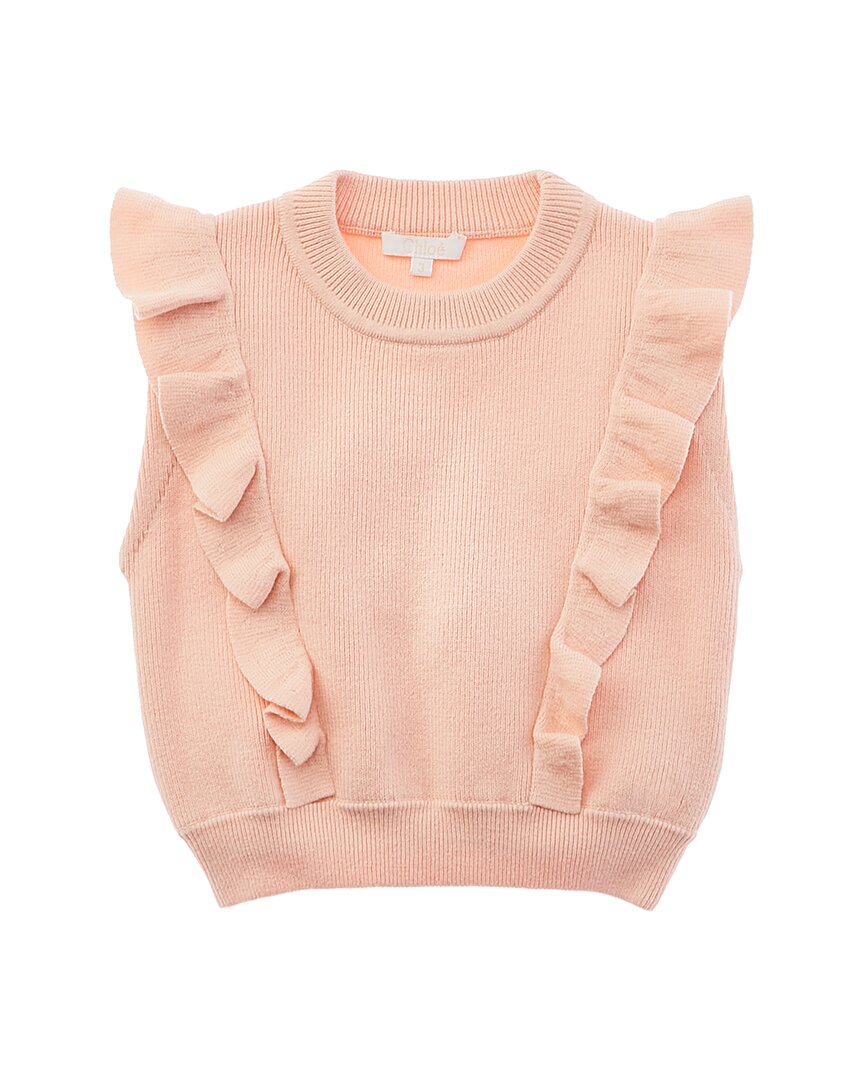 Chloé Ruffle Wool-Blend Sweater