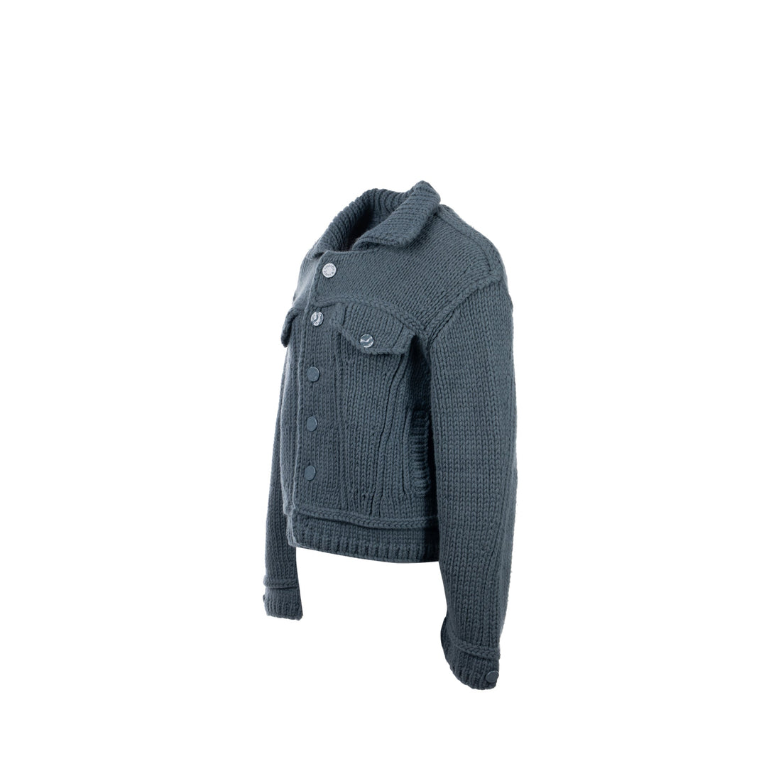 Louis Vuitton size S knit wear wool could blue