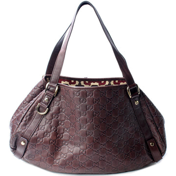 130736 Abbey Leather Tote Medium