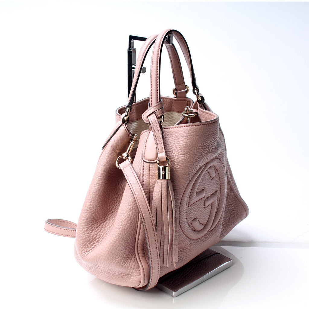 336751 Soho Leather Shoulder Bag