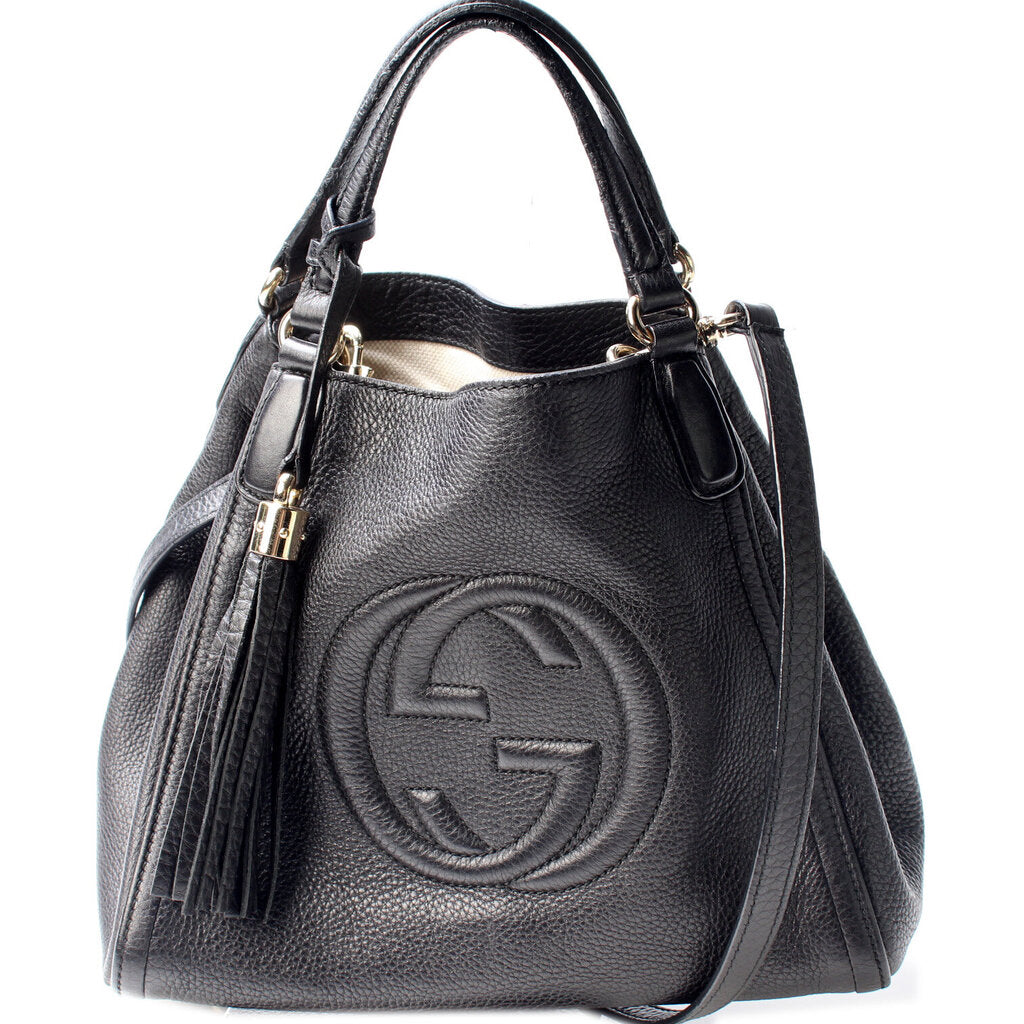 336751 Soho Leather Shoulder Bag