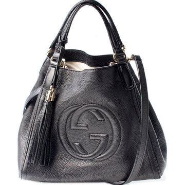 336751 Soho Leather Shoulder Bag