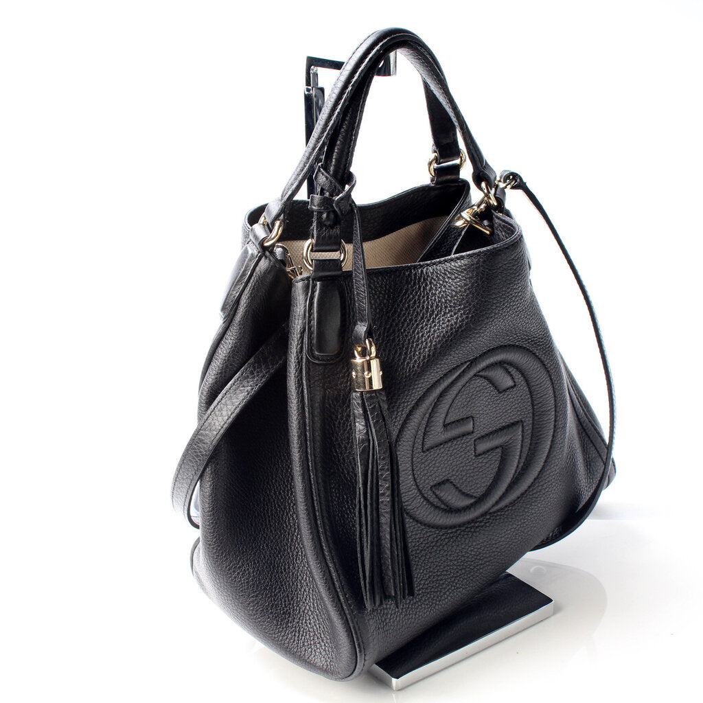 336751 Soho Leather Shoulder Bag