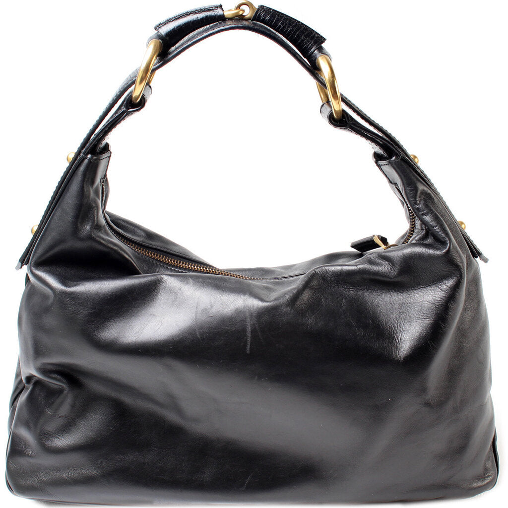 115867 Horsebit Leather Hobo