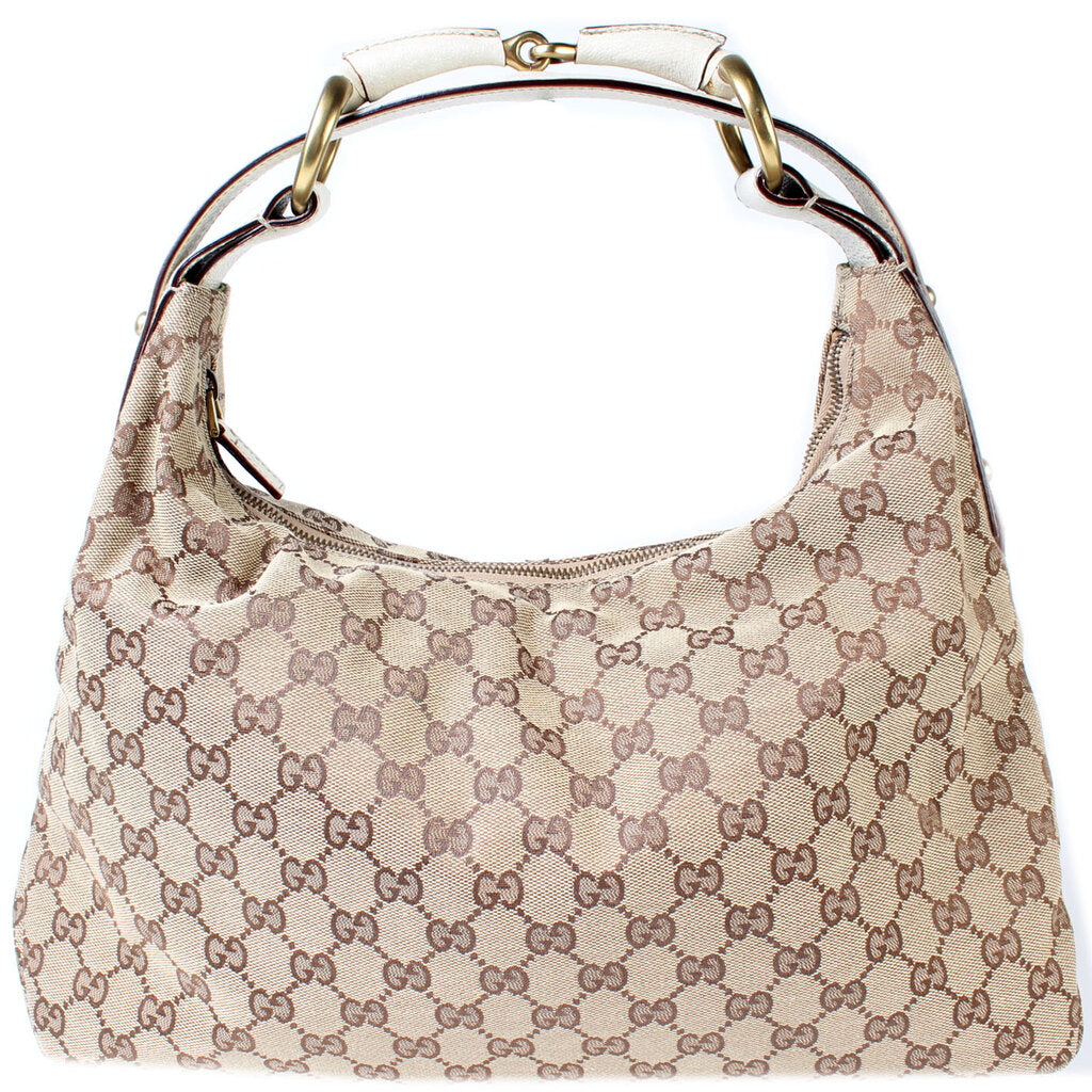 115867 Horsebit Canvas Hobo