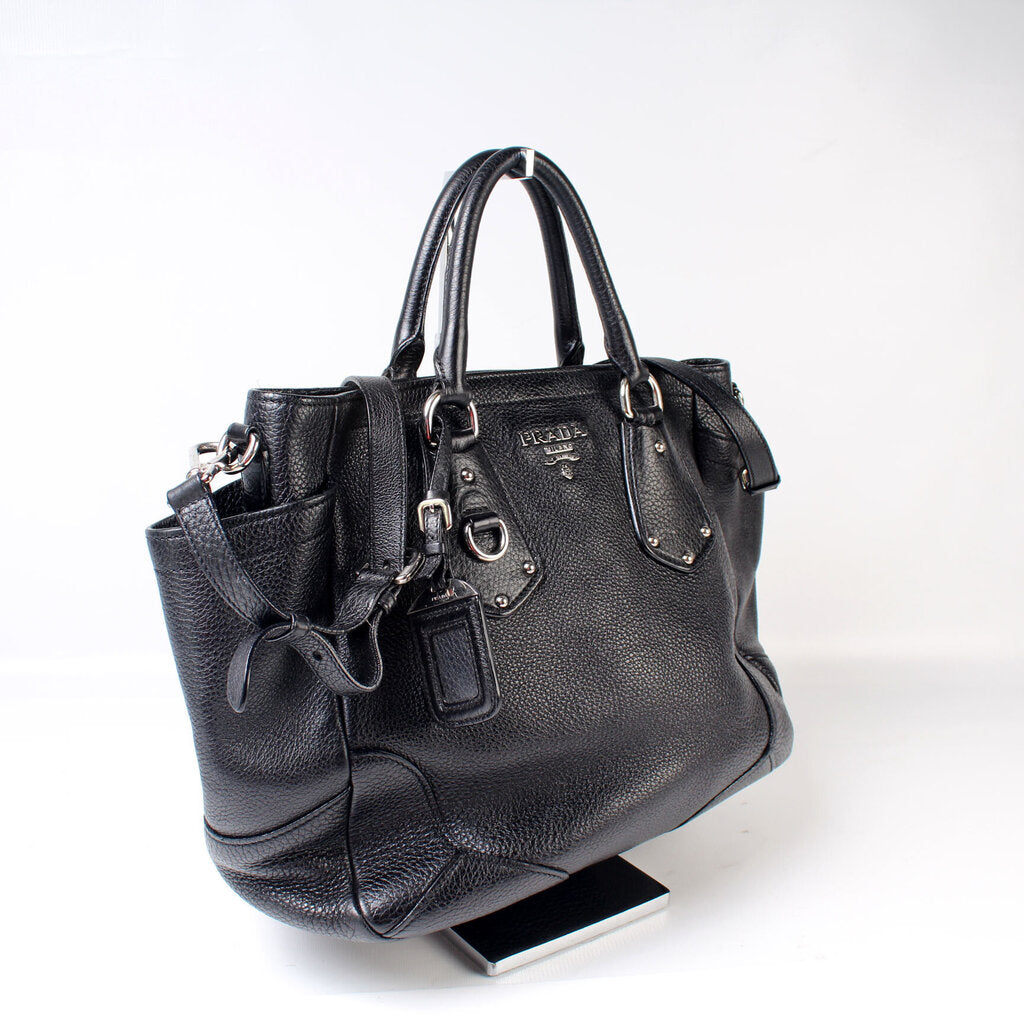 Pebbled Shoulder Bag