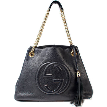 308982 Soho Leather Shoulder Bag Medium