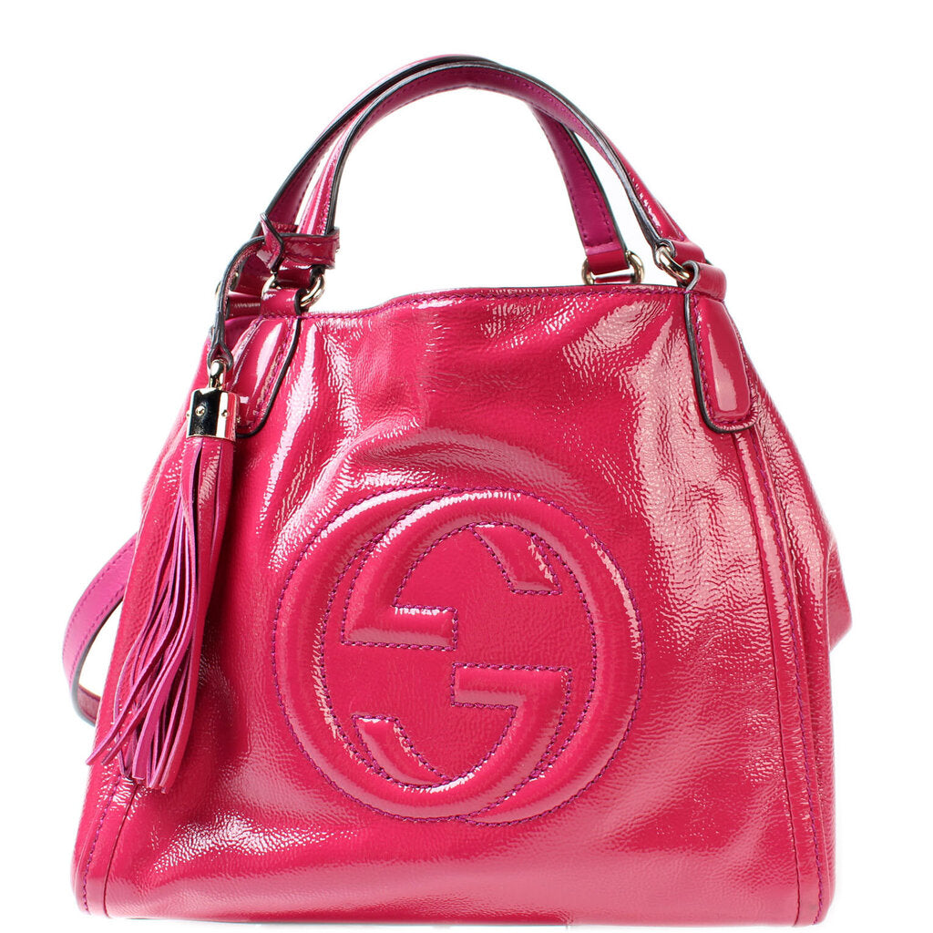 336751 Soho Leather Shoulder Bag