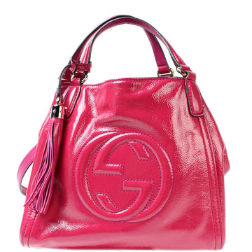 336751 Soho Leather Shoulder Bag