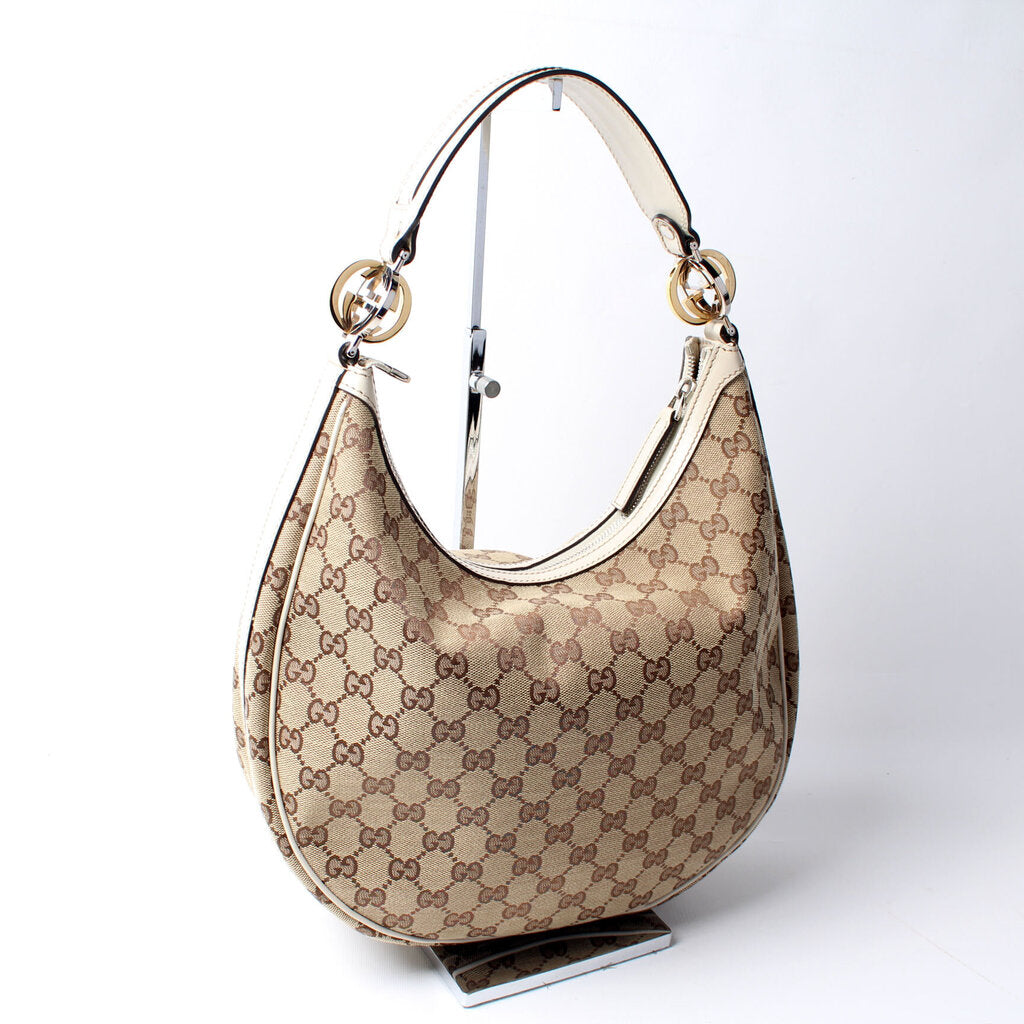 232962 GG Canvas Twins Hobo