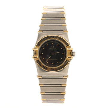Omega Vintage Constellation Quartz Watch Stainless Steel and Yellow Gold 23