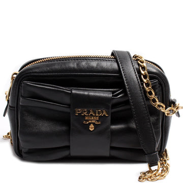 Prada Nappa Bow Crossbody Clutch