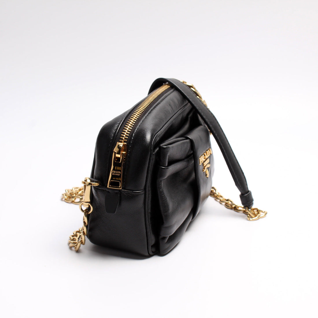 Prada Nappa Bow Crossbody Clutch