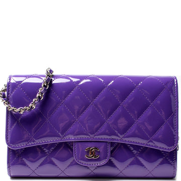 Chanel Classic Clutch W/ Chain Patent 21M