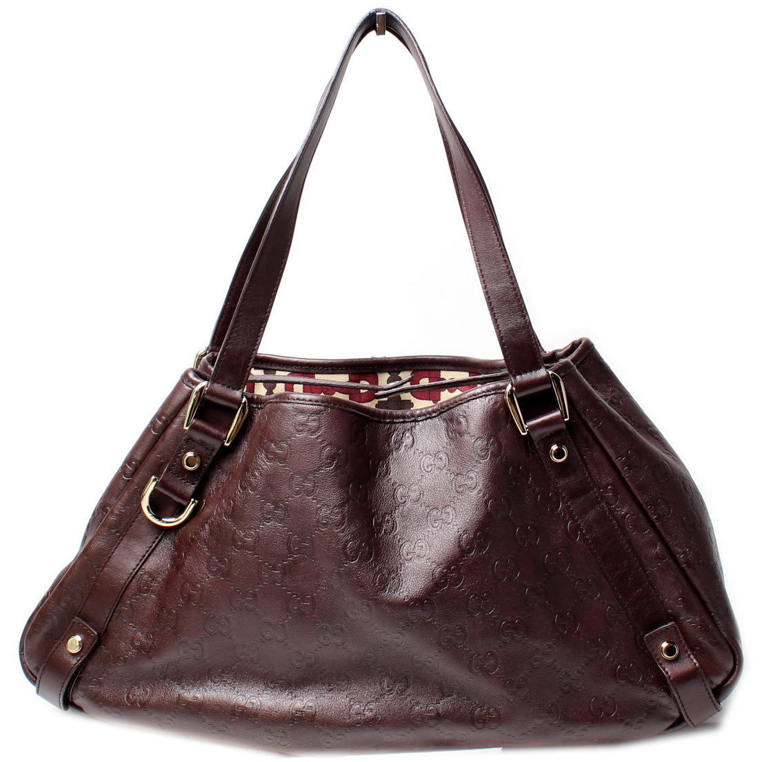 130736 Abbey Leather Tote Medium