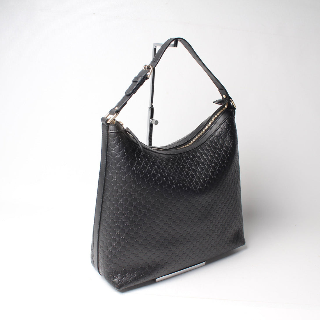 449732 Margaux Shoulder Bag Micro Guccissima