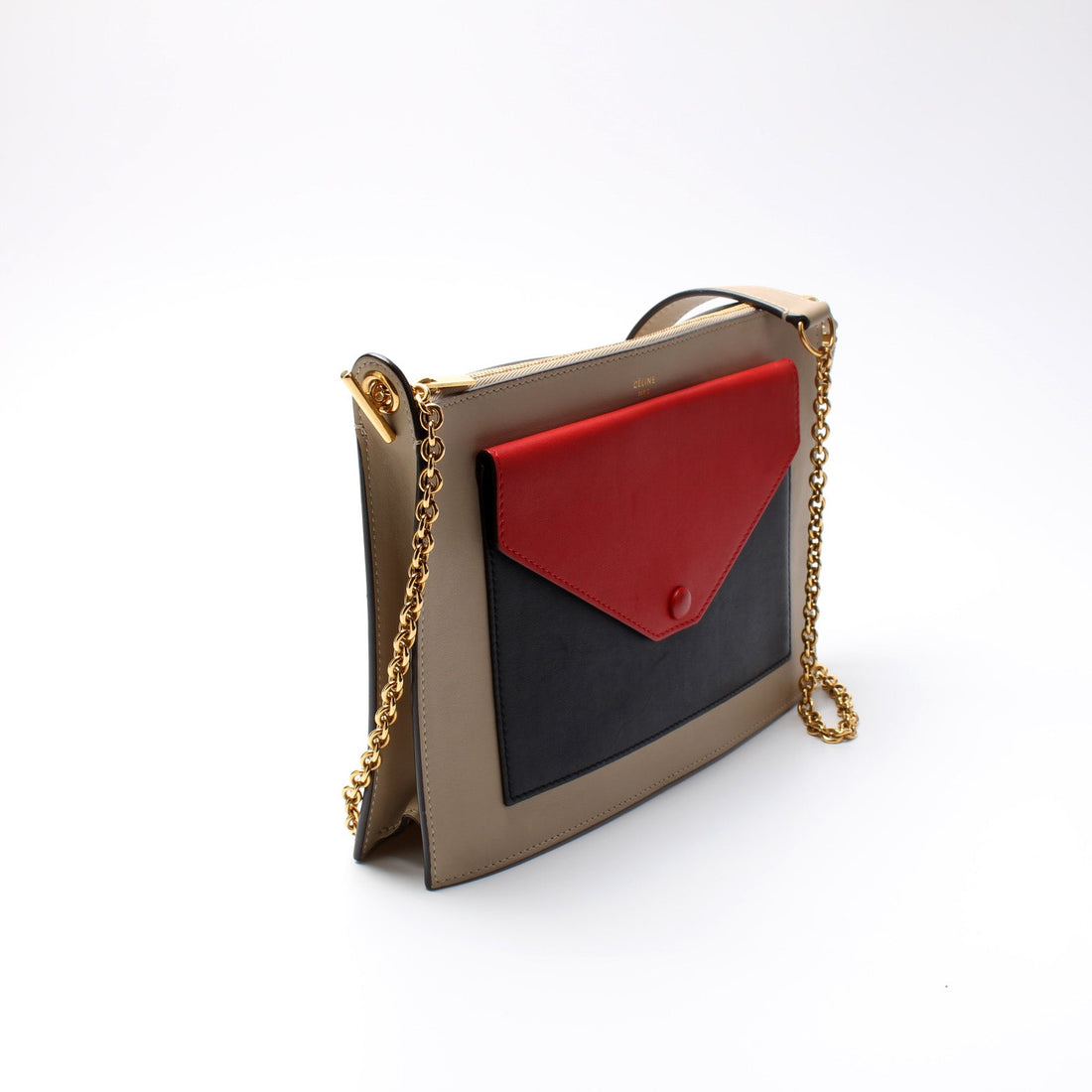 Pocket Clutch on Chain Medium