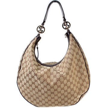 232945 GG Canvas Twins Hobo Large