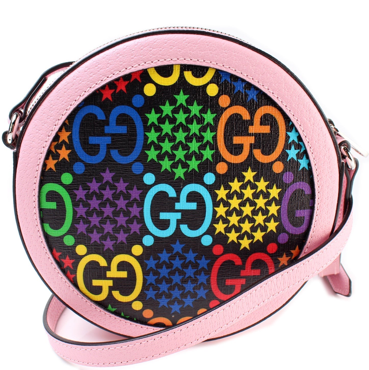 603938 GG Psychedelic Round Shoulder Bag