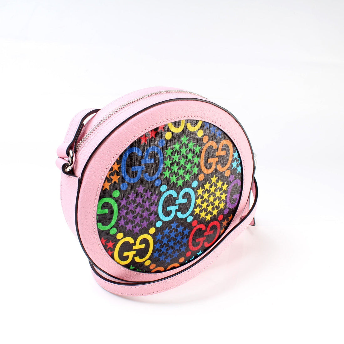 603938 GG Psychedelic Round Shoulder Bag