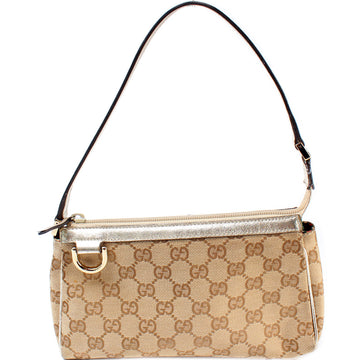 145750 GG Canvas D Ring Cosmetic Case