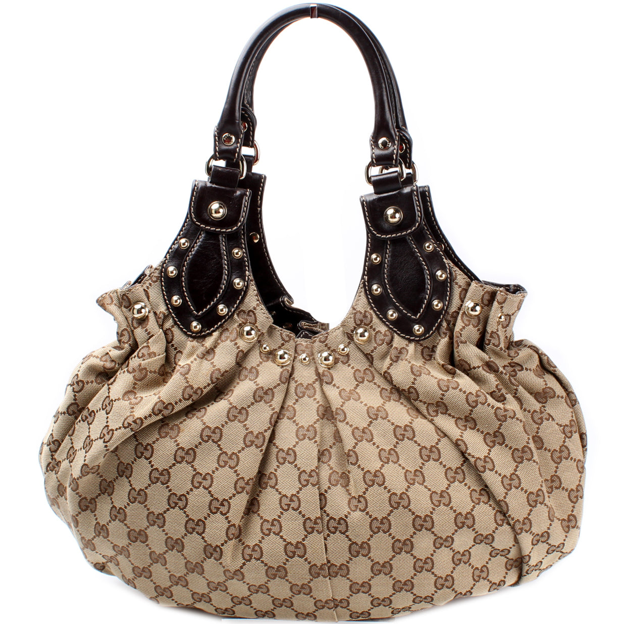 203624 GG Canvas Studded Pelam Medium