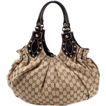 203624 GG Canvas Studded Pelam Medium