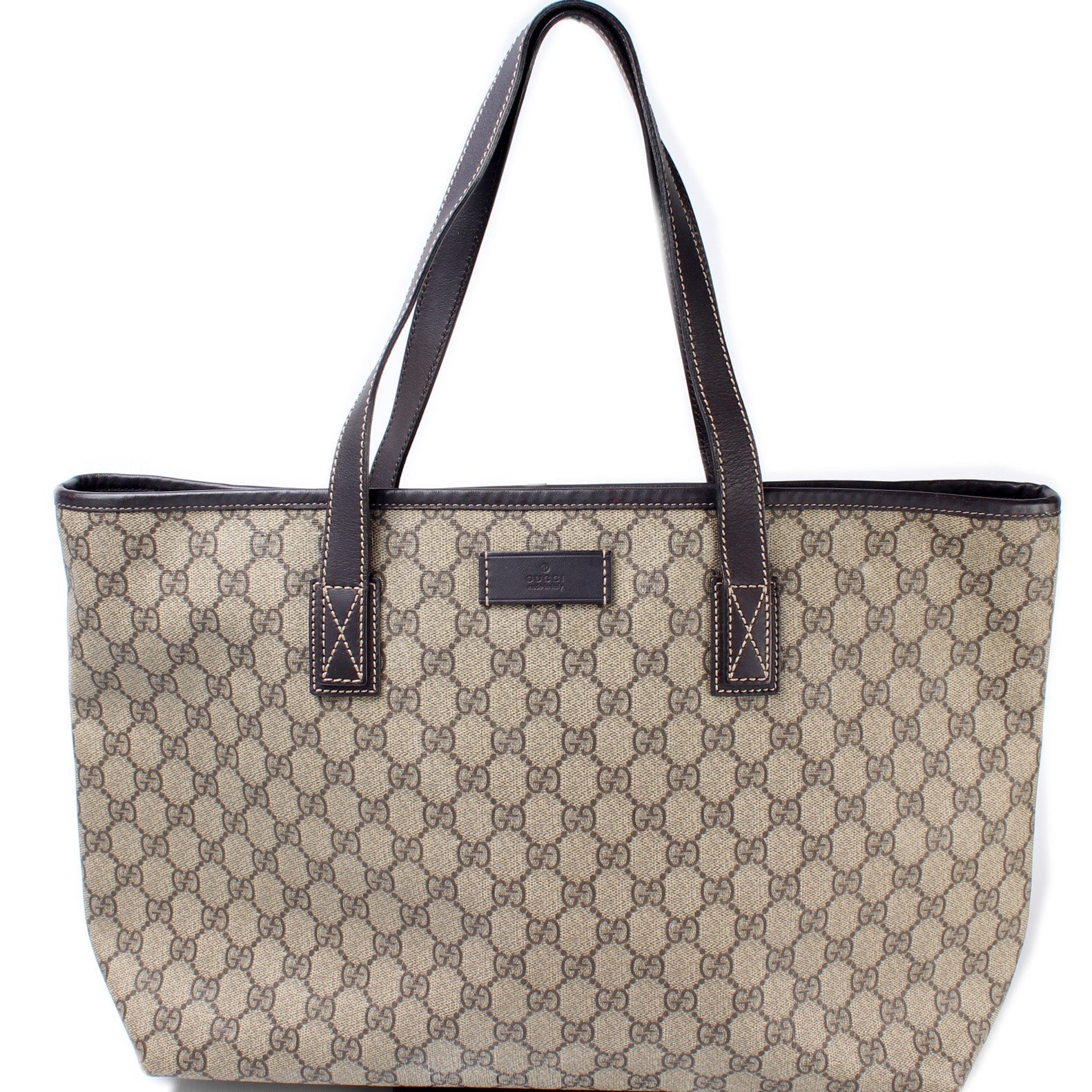 211137 GG Supreme Medium Zip Tote