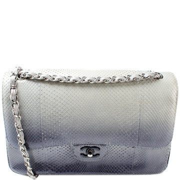 Classic Flap Jumbo Snakeskin Ombre 21M
