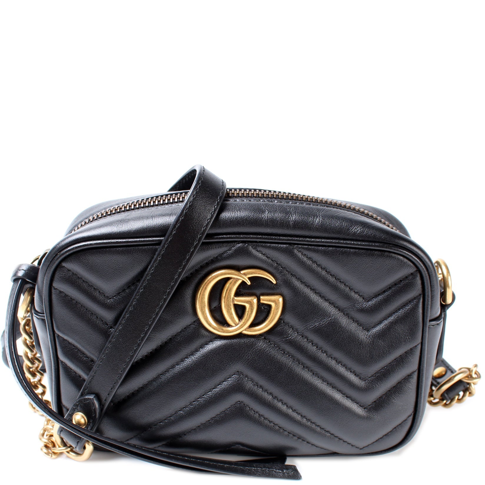 448065 GG Marmont Mini Camera Bag