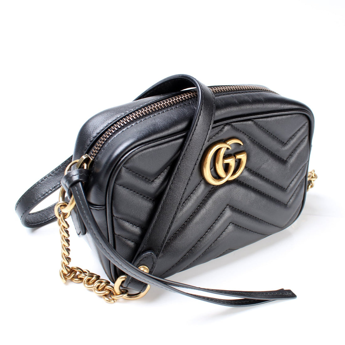 448065 GG Marmont Mini Camera Bag