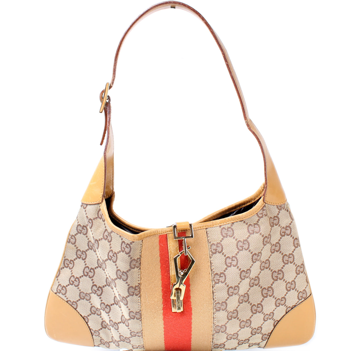 001.4057 GG Canvas Jackie Hobo