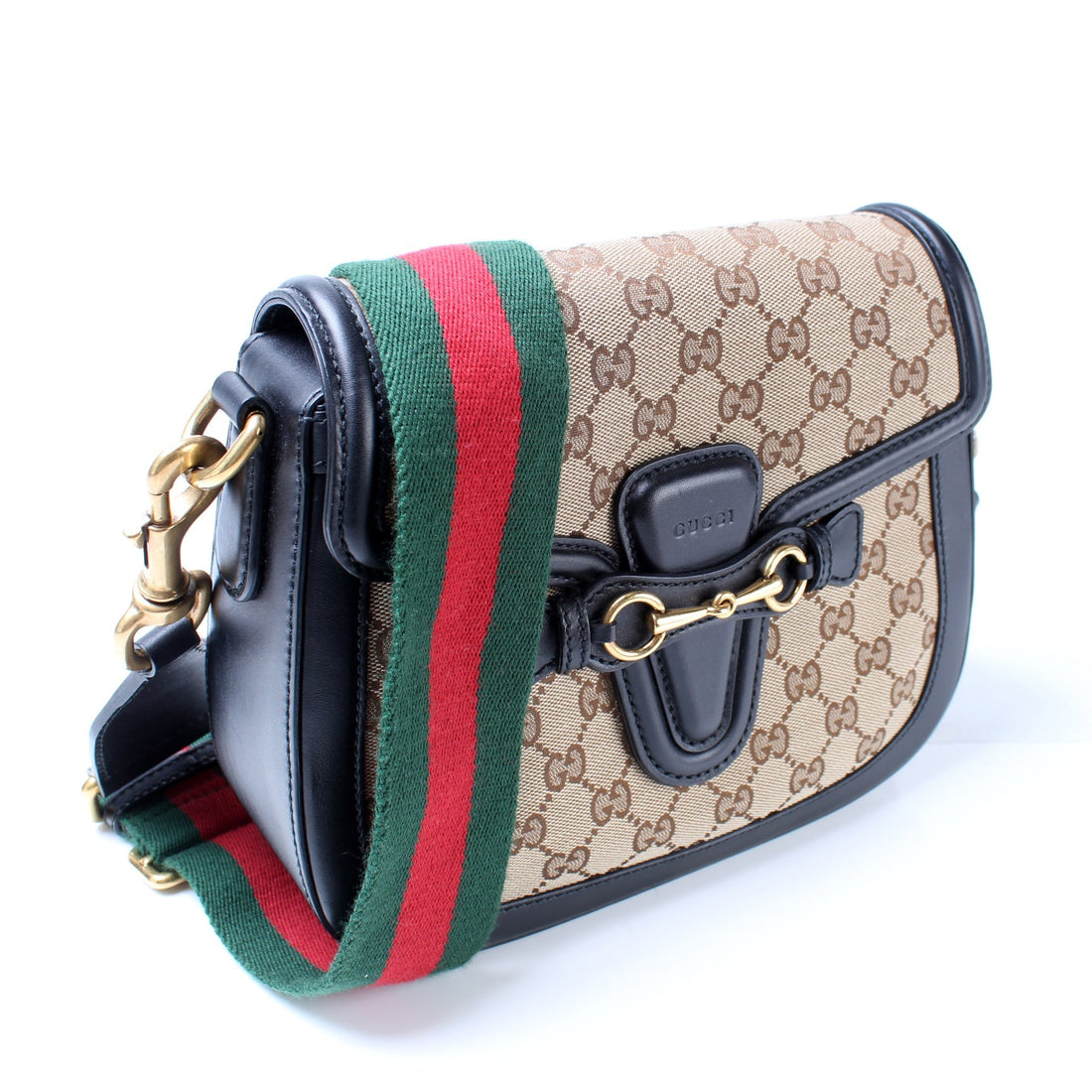 383848 GG Canvas Lady Web Original Shoulder Bag