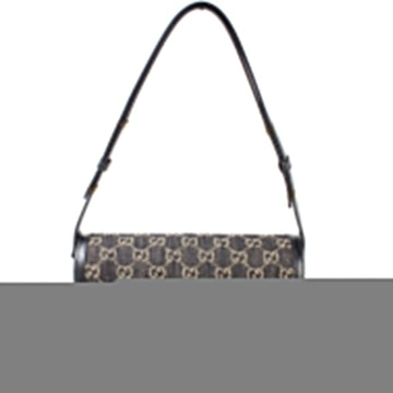 602204 Horsebit 1955 Denim Shoulder Bag