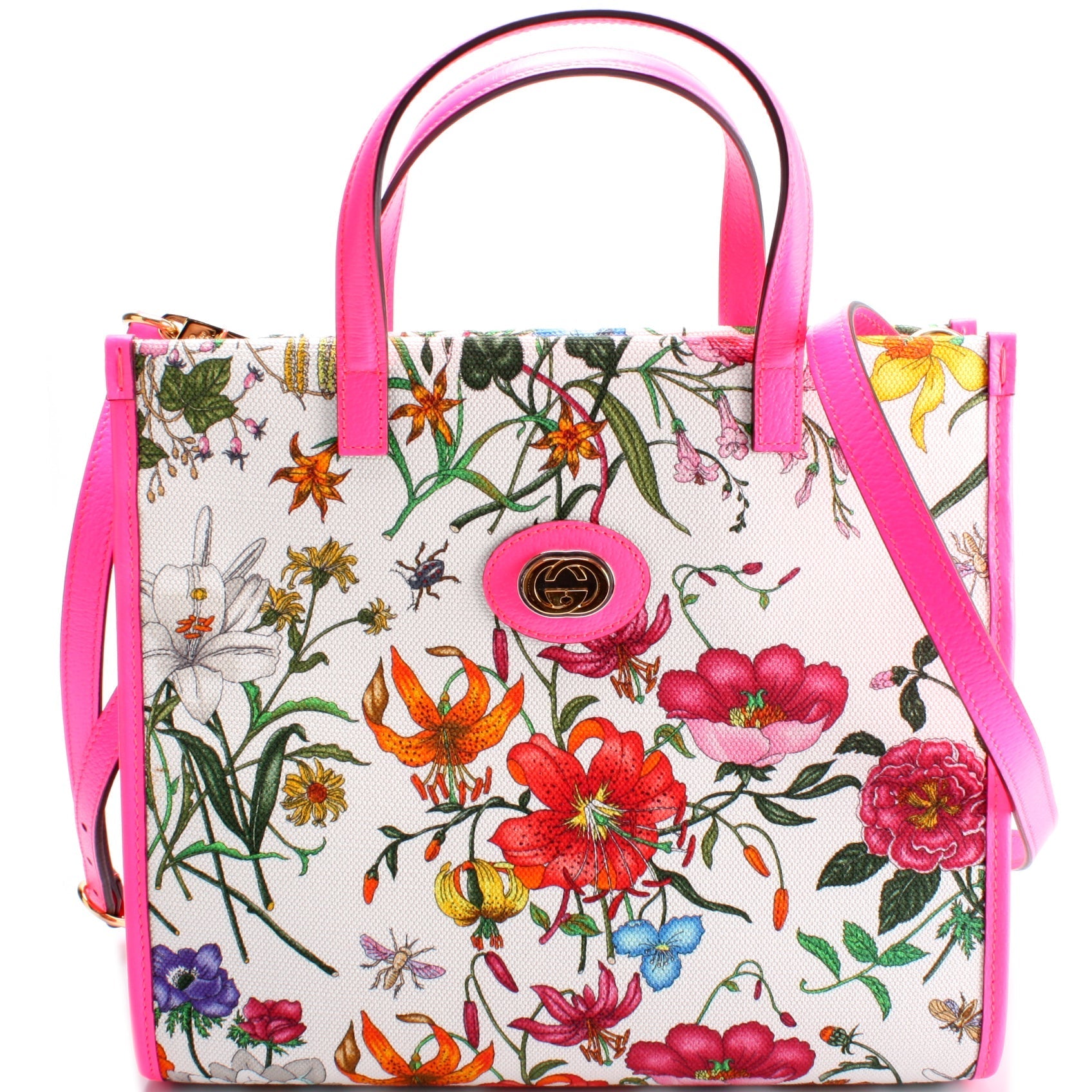 550141 Canvas Flora Tote Medium