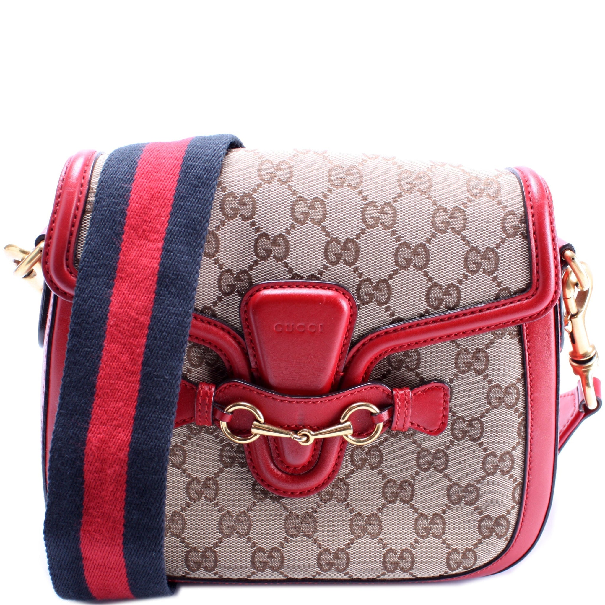 383848 GG Canvas Lady Web Original Shoulder Bag