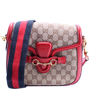 383848 GG Canvas Lady Web Original Shoulder Bag