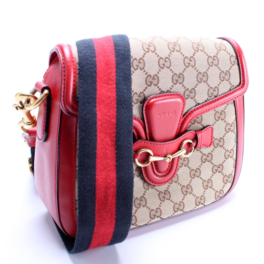 383848 GG Canvas Lady Web Original Shoulder Bag