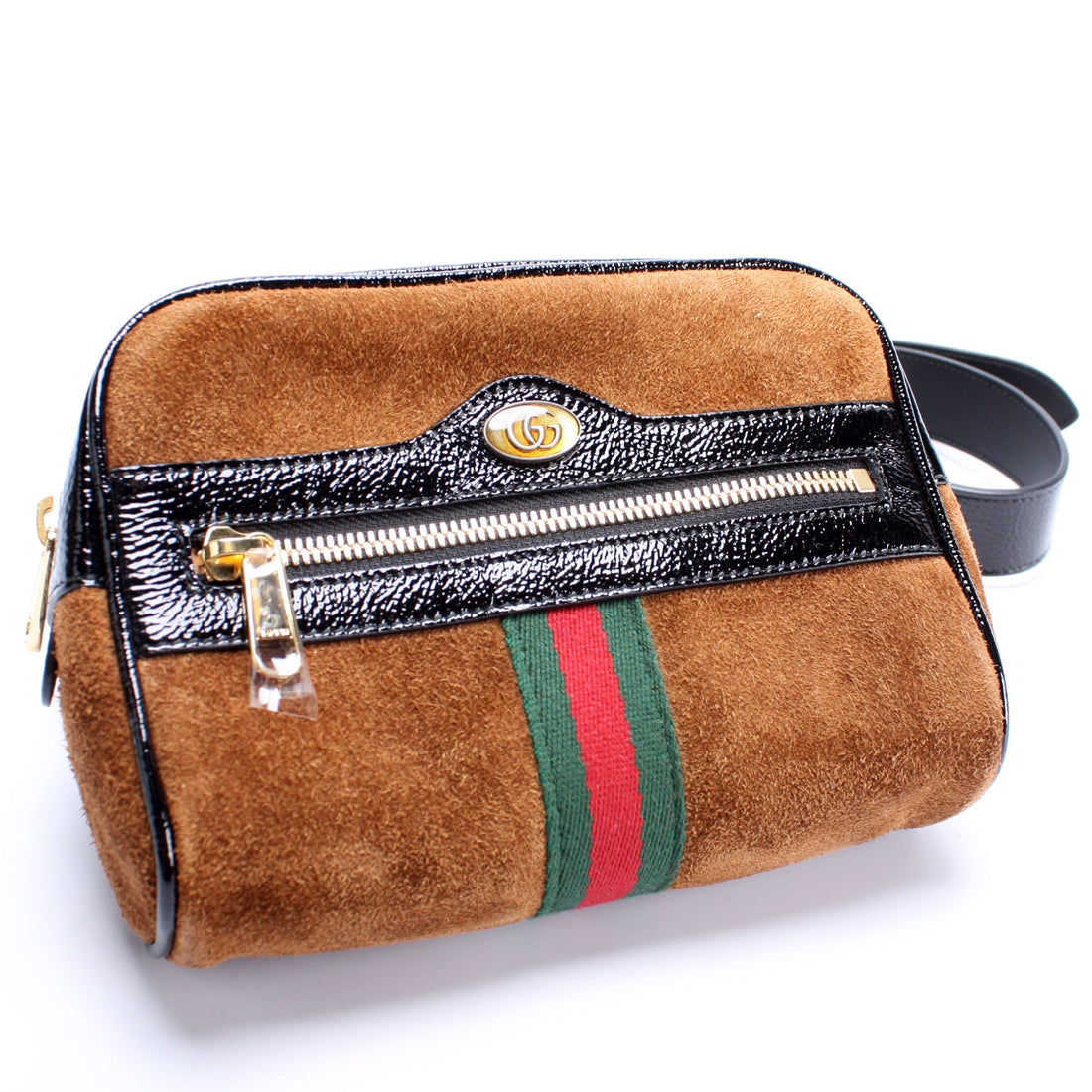 517076 Mini Ophidia Suede Belt Bag