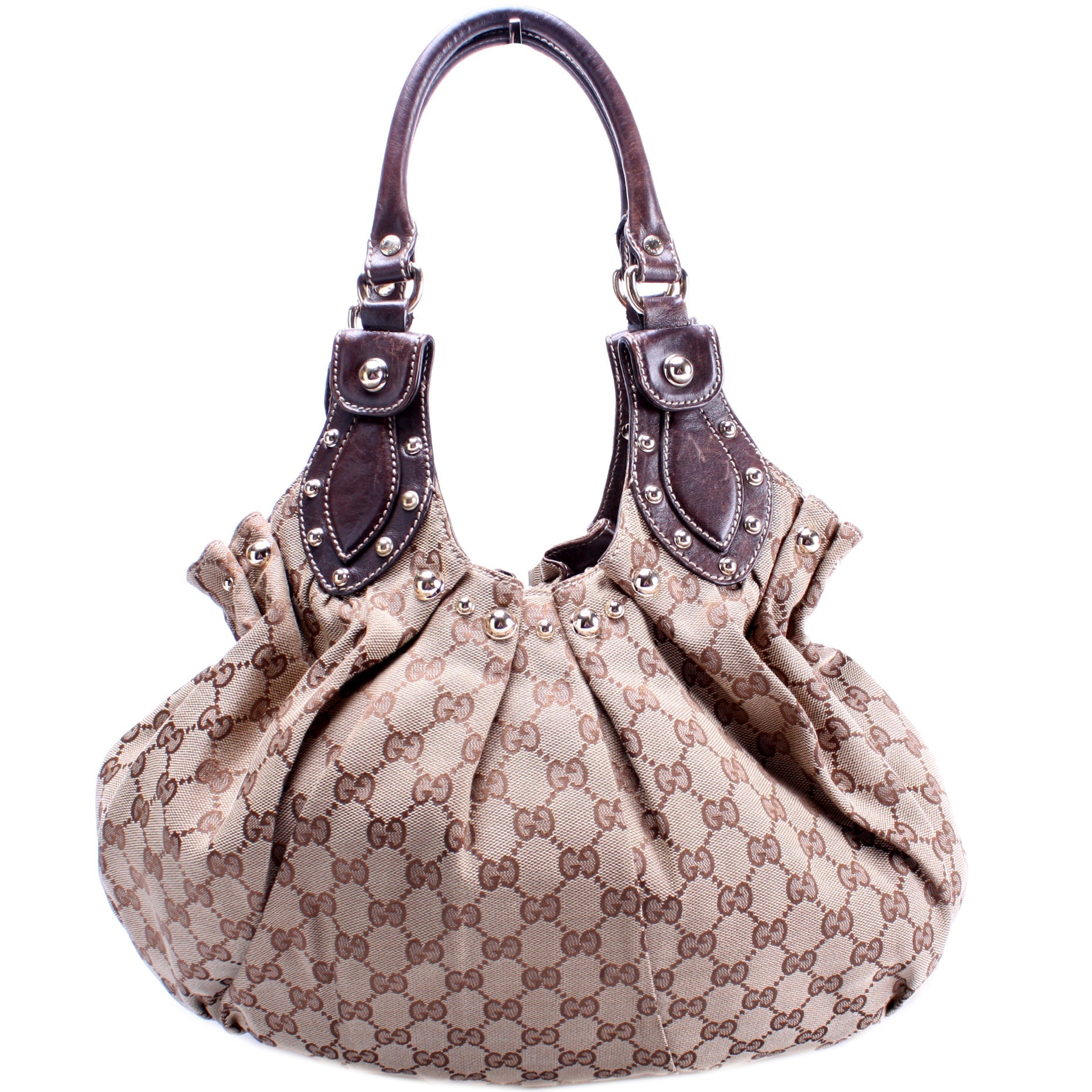 203624 GG Canvas Studded Pelam Medium