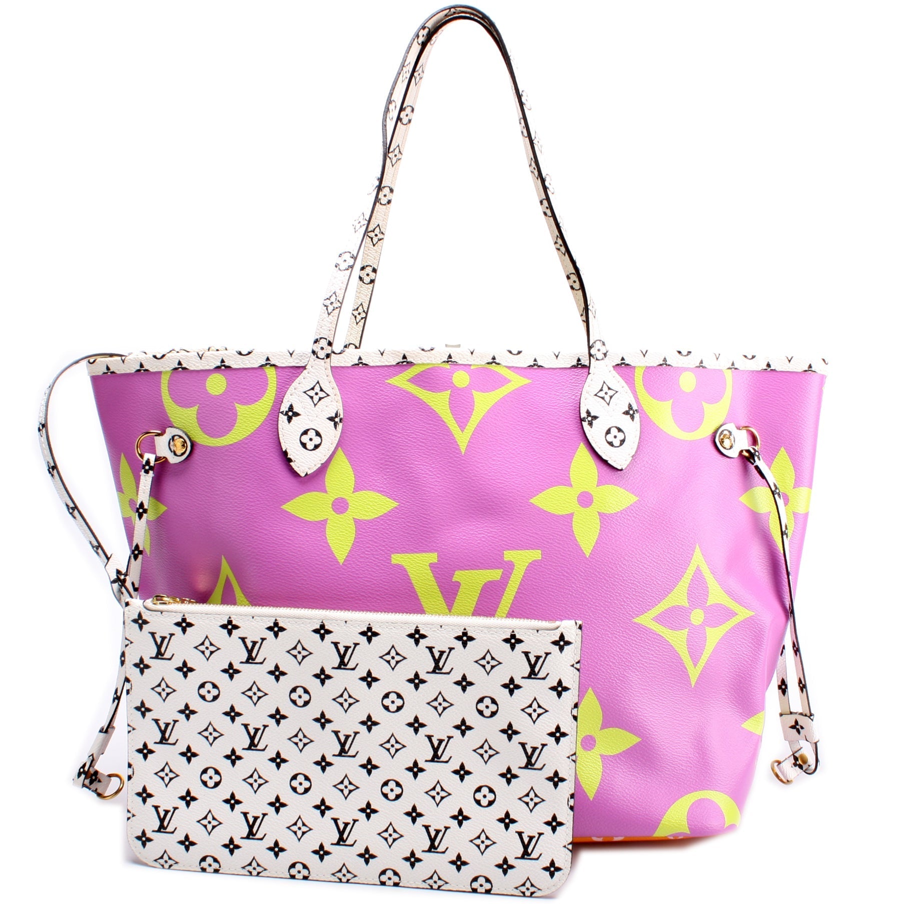 Neverfull MM Giant Monogram W/Wallet
