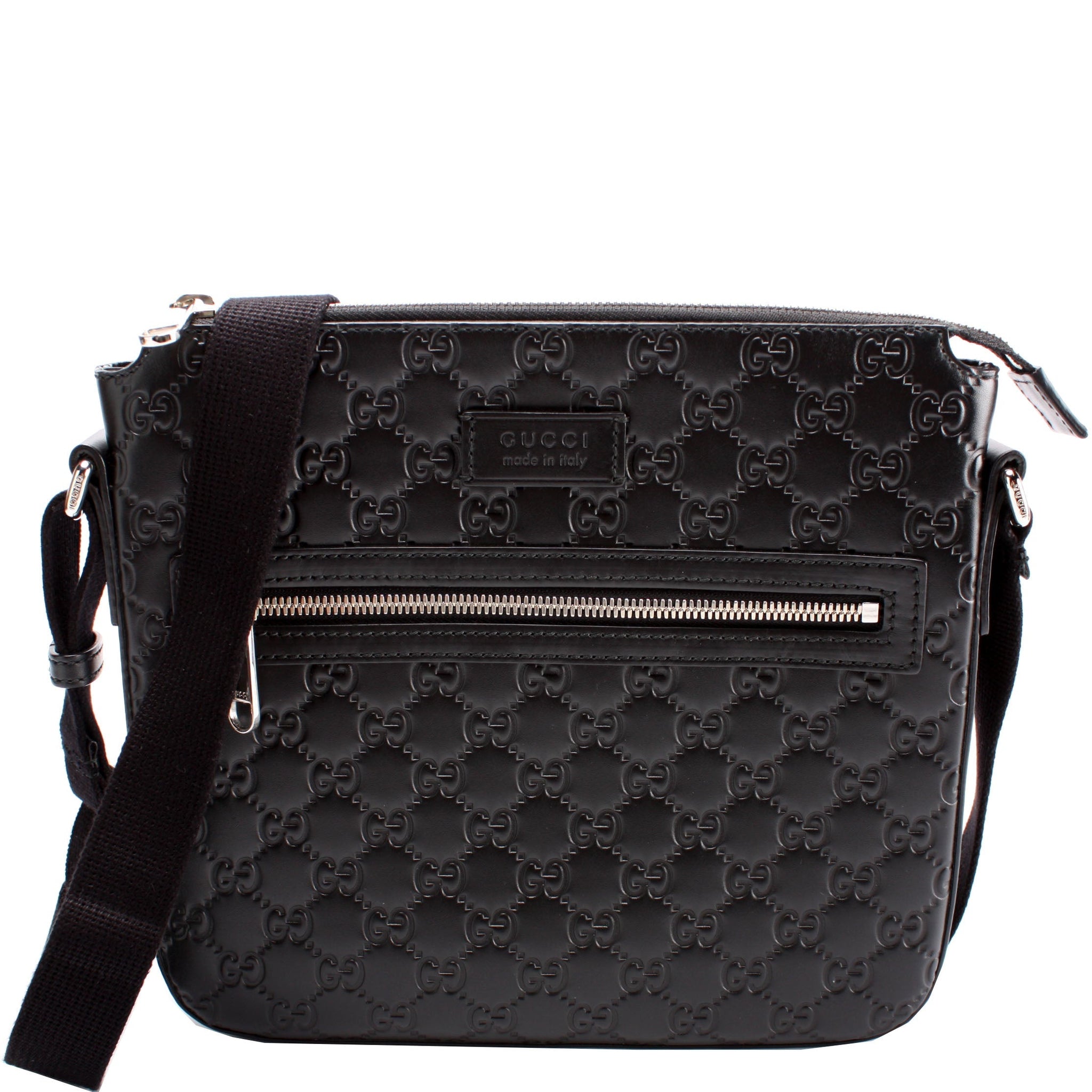 406410 Flat Messenger Small Guccissima