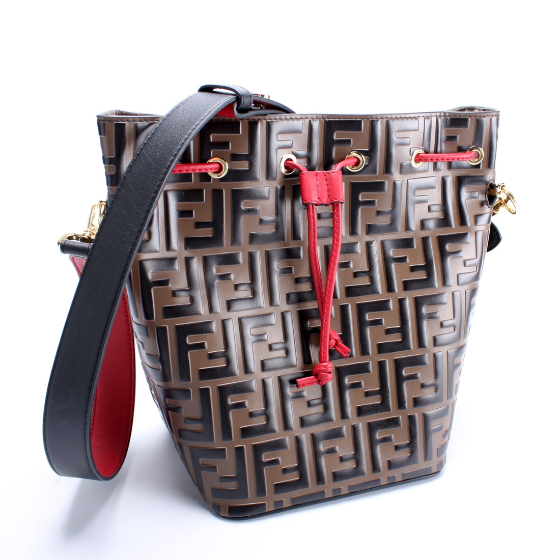 Grand Mon Tresor Bucket FF Leather