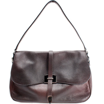 BR0618 Vitello Ombre Flap Shoulder Bag