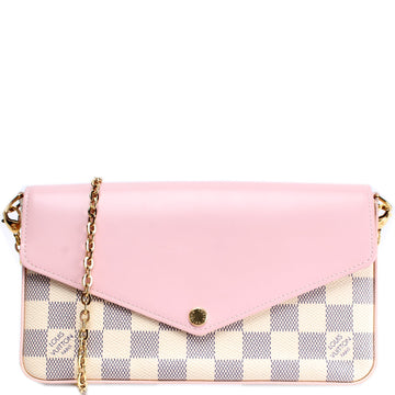 Pochette Felicie Damier Azur