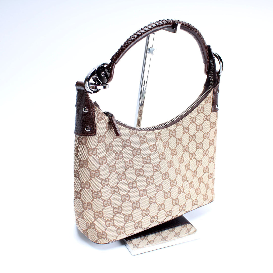 115002 GG Canvas Classic Ring Hobo